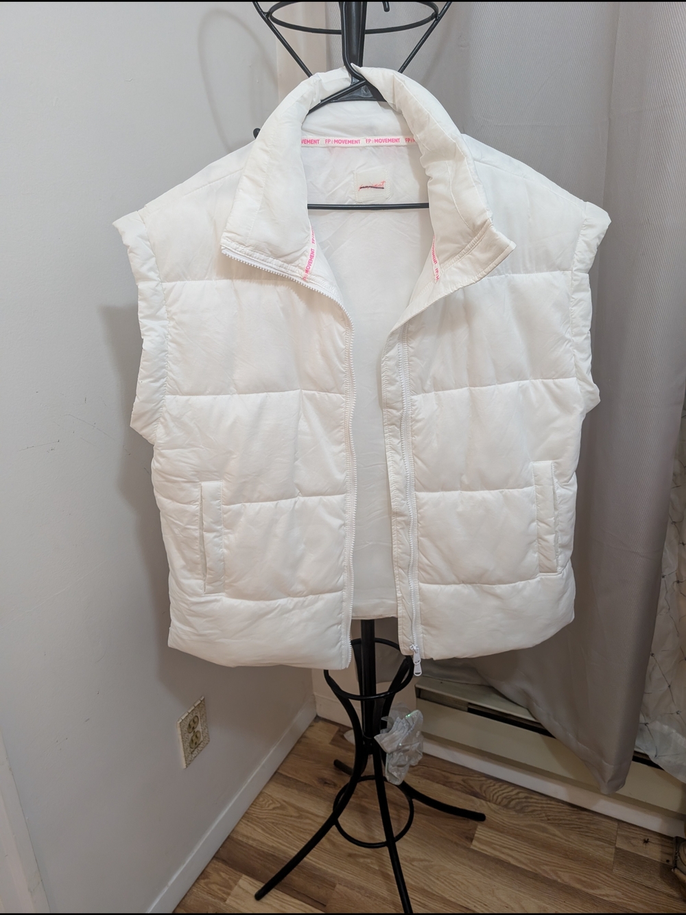 FP Movement by Free People White Puffer Vest Size Small